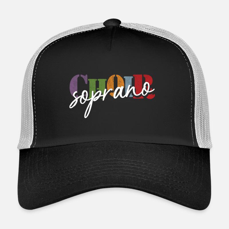 Chorale Soprano Chanteuse Casquette trucker 