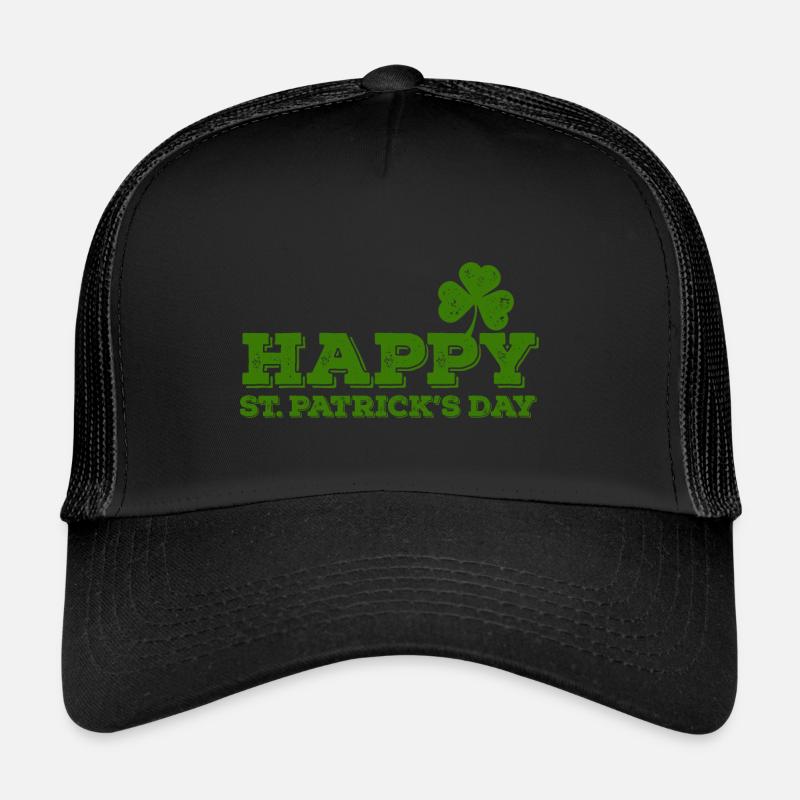 Bonne Saint-Patrick - Trèfle - Trèfle Casquette trucker 