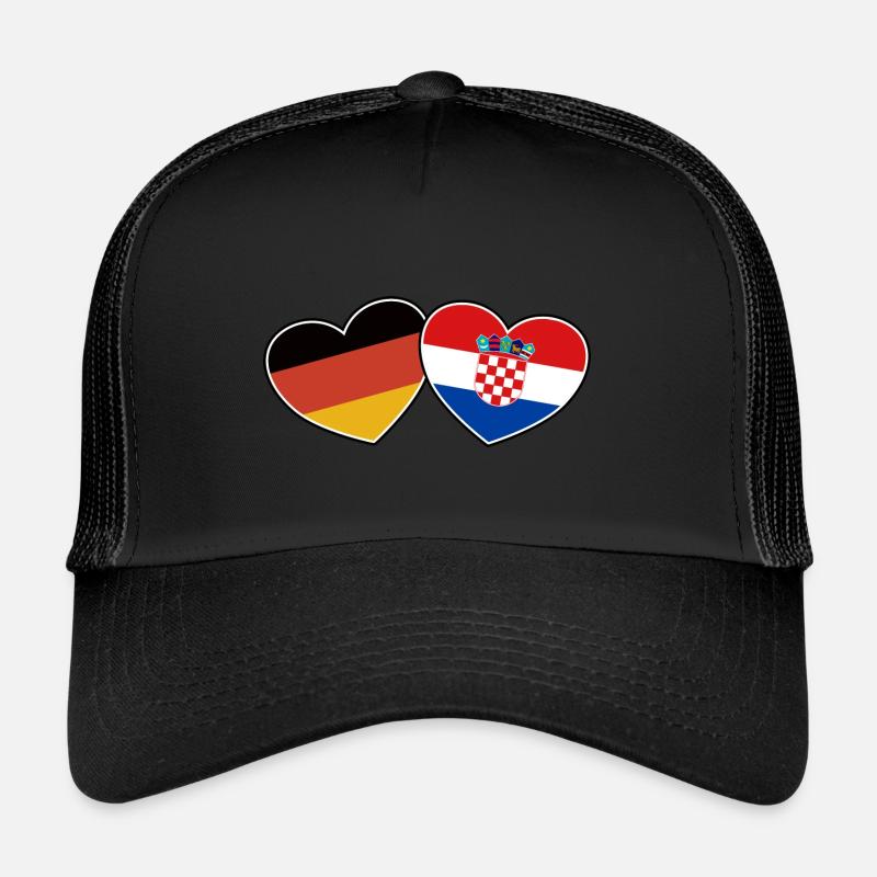 Amitié germano-croate - Cadeau Casquette trucker 