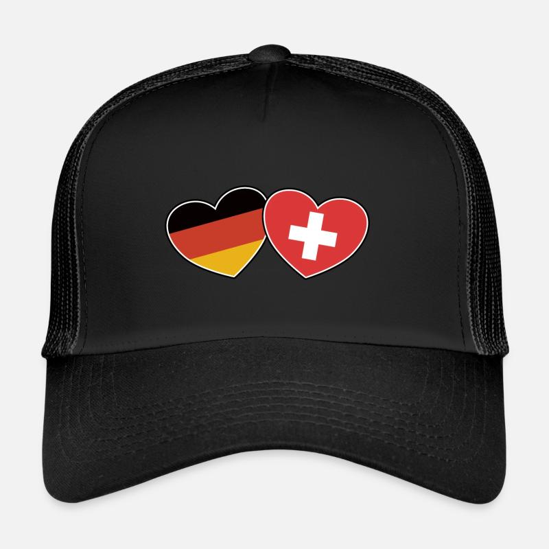 Deutsch Schweizerische Freundschaft - Geschenk Trucker Cap