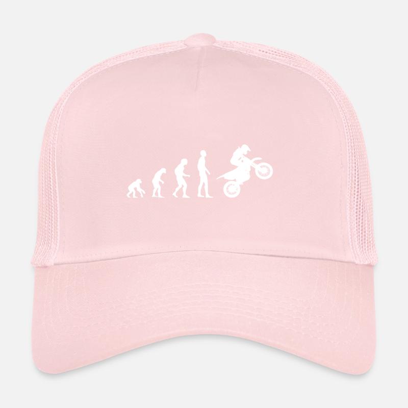 motorbike motorcycle evolution Trucker Cap