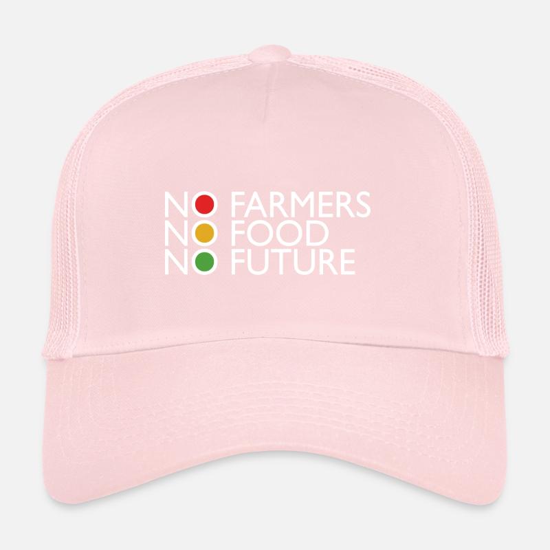 Les agriculteurs protestent Pas d’agriculteurs, pas de nourriture, pas de feu de circulation à venir Casquette trucker 