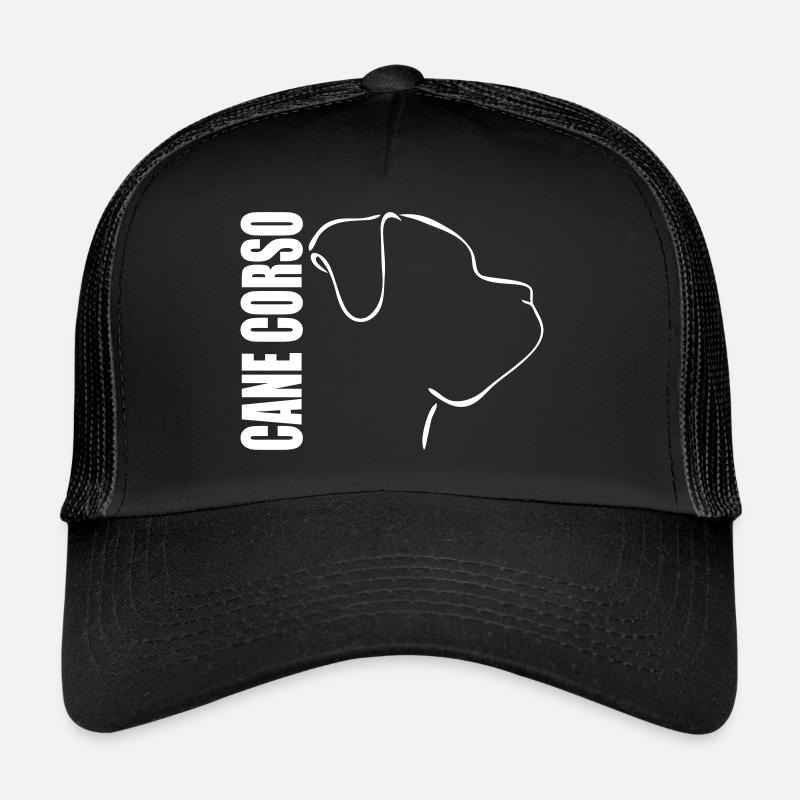 CANE CORSO PROFILE - Trucker Cap - black/black