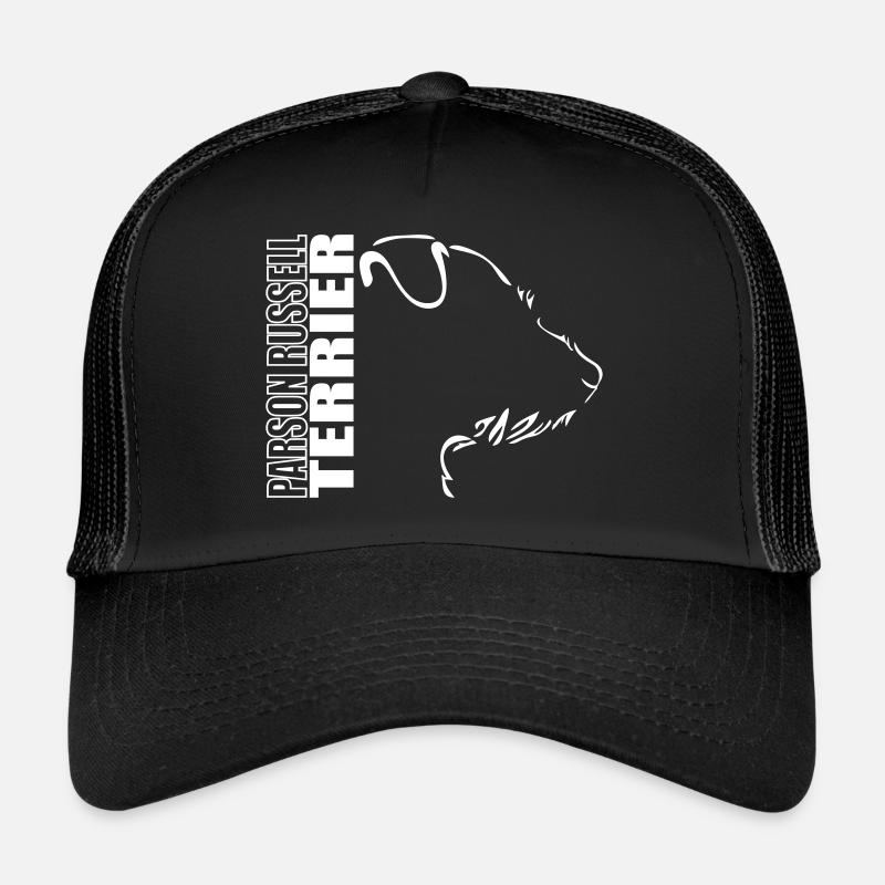 Parson Russell Terrier PROFIL - Casquette trucker  - noir/noir