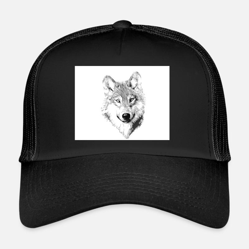 Wolf Trucker Cap