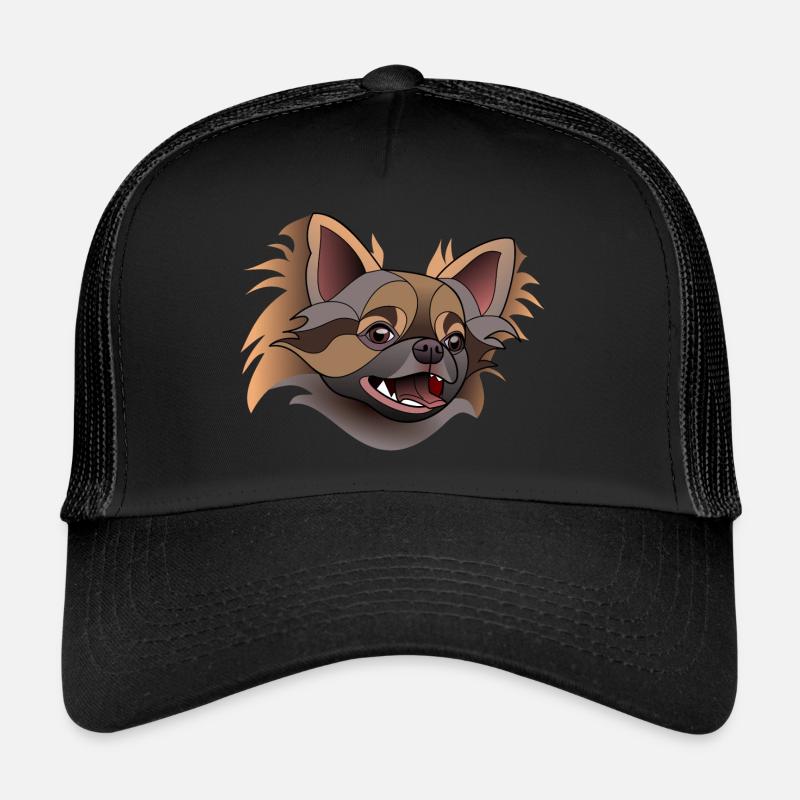 Chihuahua langhaarig Trucker Cap