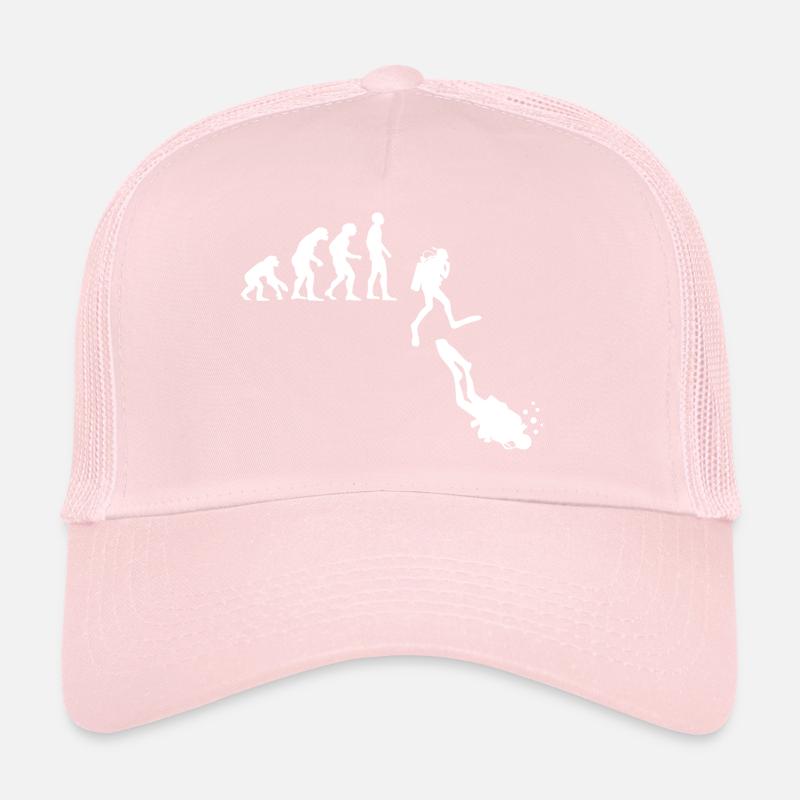Diving Evolution Diver Funny Gift Casquette trucker 