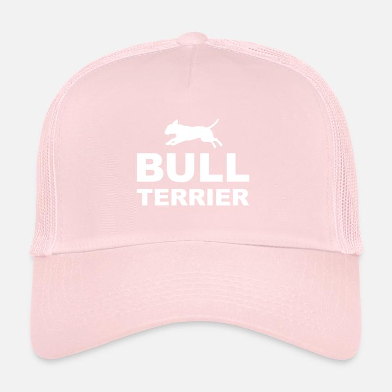Bullterrier, Hund, Silhouette, Geschenkidee Trucker Cap