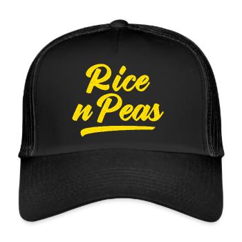 Reis n Erbsen - Trucker Cap - Schwarz/Schwarz - Vorne