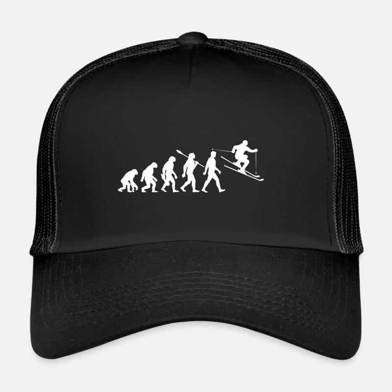 Evolution - Skifahren - Ski - Wintersport Trucker Cap