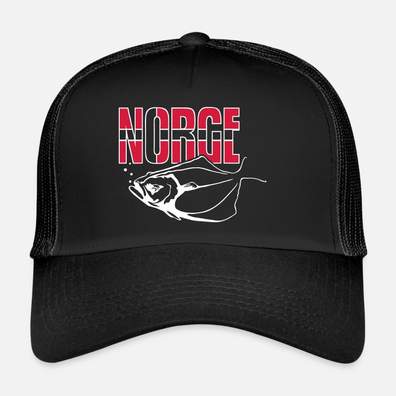 Norge - Trucker Cap - black/black