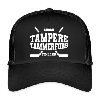Tampere Ice Hockey City - Trucker Cap - black/black - Front
