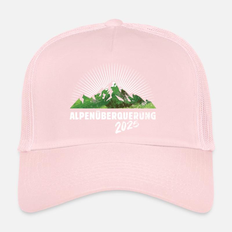 Alpenüberquerung Alpen Überquerung 2025 Wandern Trucker Cap