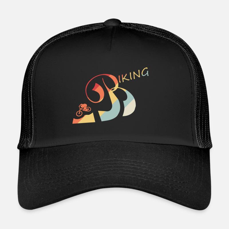 Biking - Trucker Cap - Schwarz/Schwarz