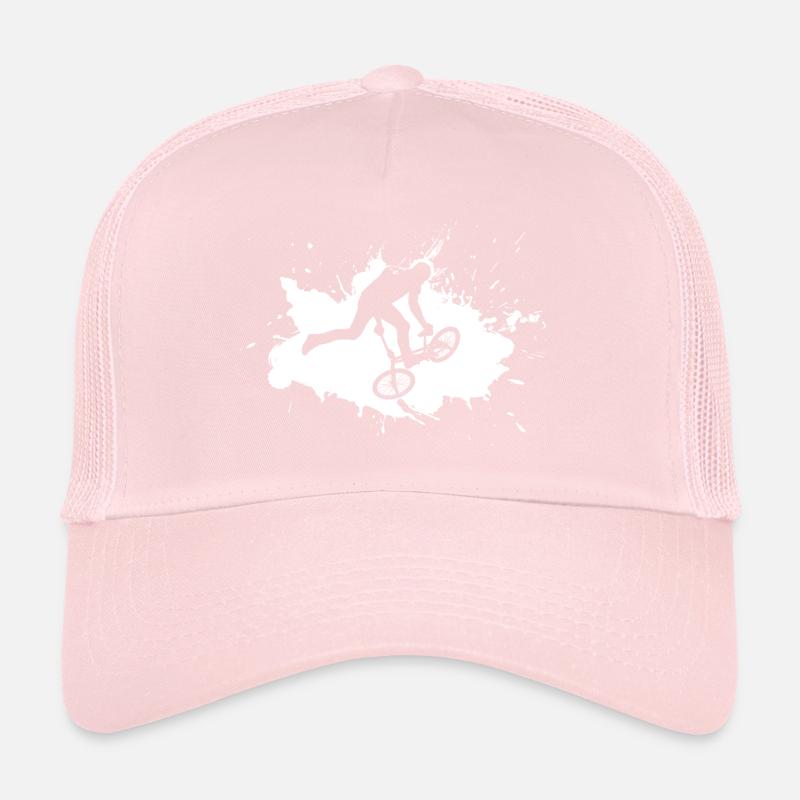 Bikedance Blanc Casquette trucker 