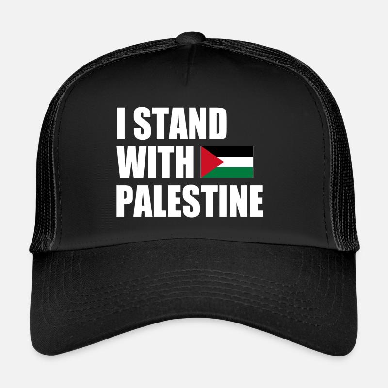 I stand with palestine Casquette trucker 