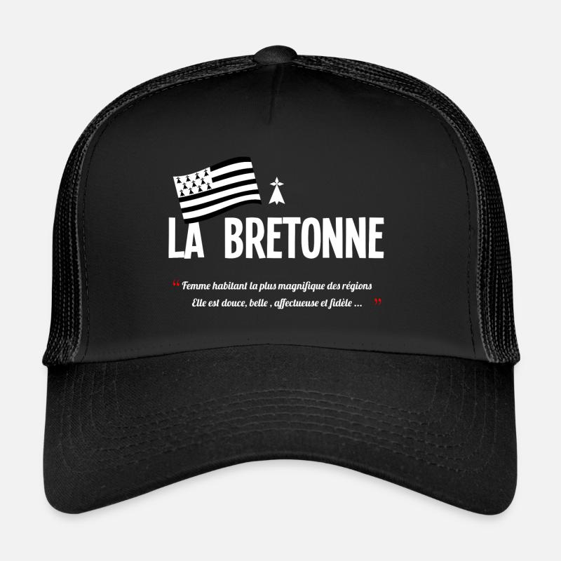 La bretonne de la Bretagne Casquette trucker 
