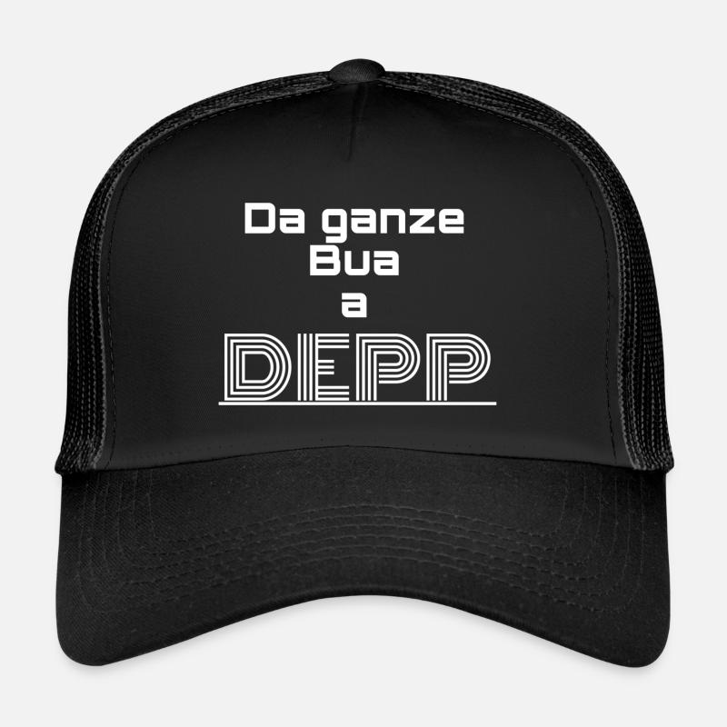 Da ganze Bua - Trucker Cap - Schwarz/Schwarz