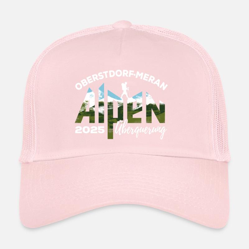 Alpenüberquerung 2025, Oberstdorf Meran, Wandern Trucker Cap