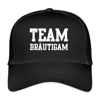 Team Bräutigam - Trucker Cap - Schwarz/Schwarz - Vorne