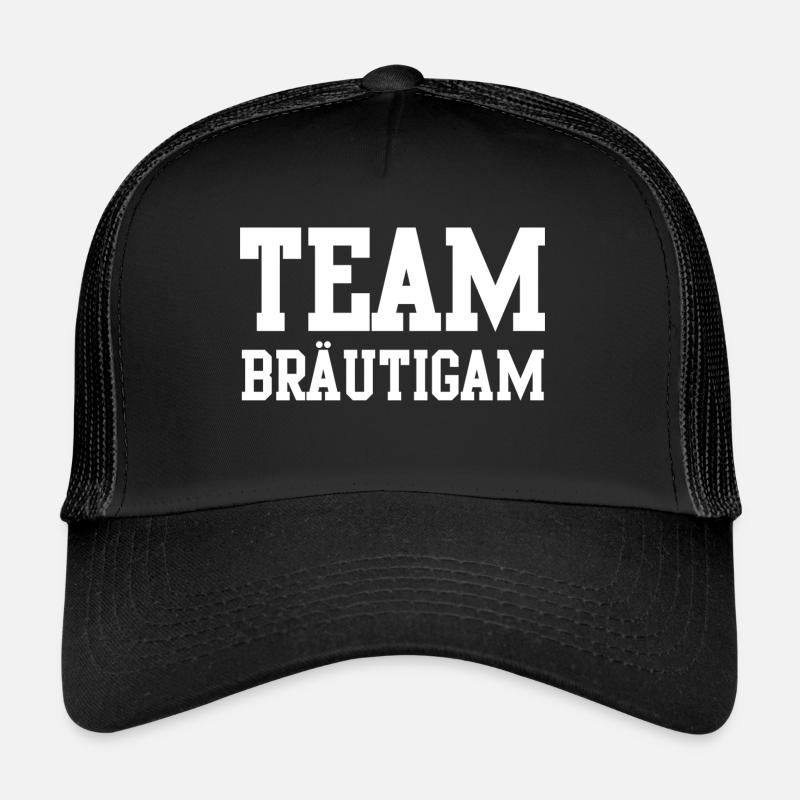 Team Bräutigam - Trucker Cap - Schwarz/Schwarz