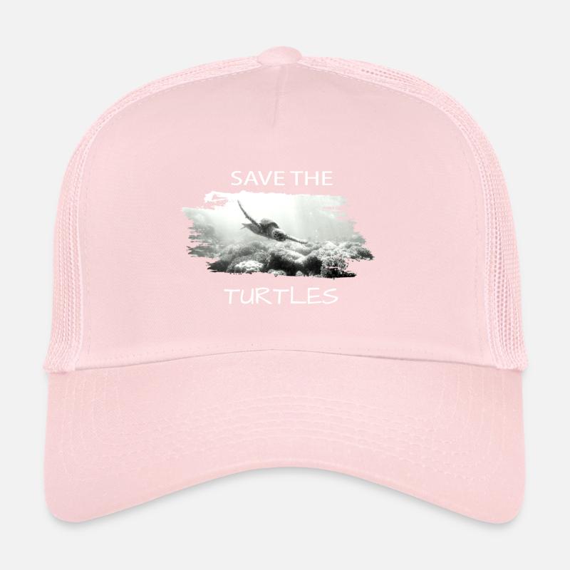 save the turtles Trucker Cap