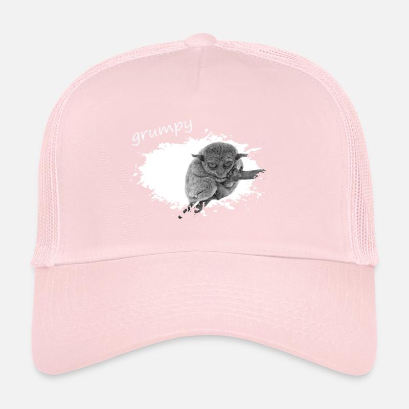 grumpy monkey Tarsier Maki Trucker Cap