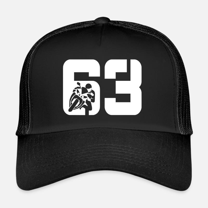 63 Motards motards Casquette trucker 