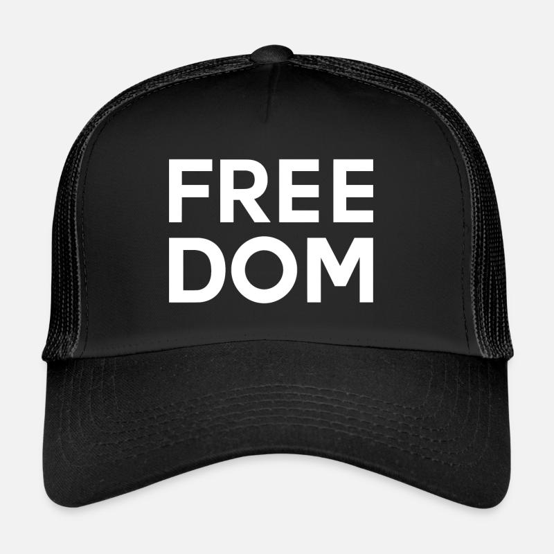 LIBERTÉ Déclaration libre Liberté Casquette trucker 