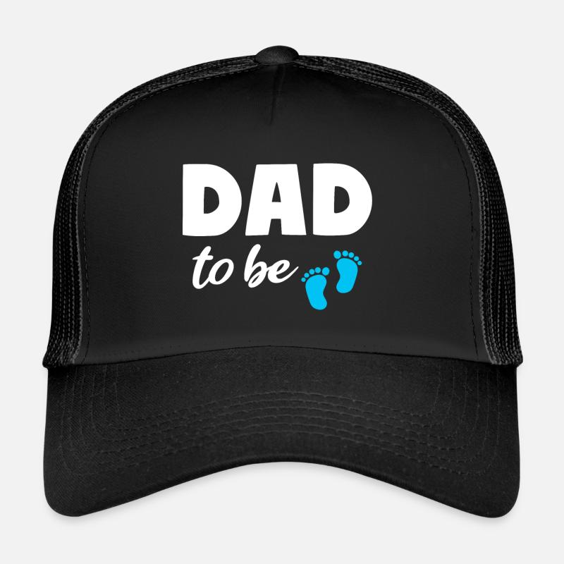 Dad to be Boy Dad Pregnancy Dad - Trucker Cap - black/black