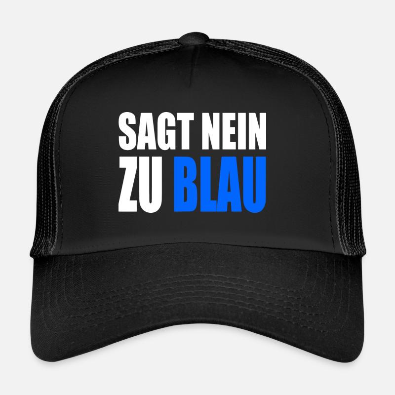 sagt nein zu blau Trucker Cap