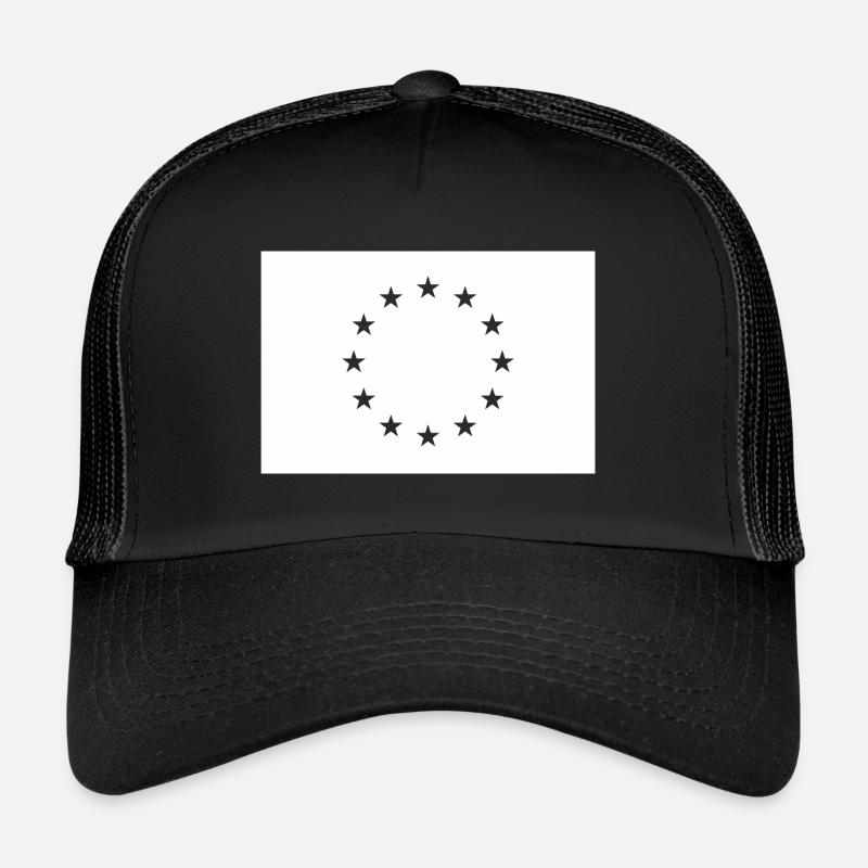 EUROPE - Casquette trucker  - noir/noir