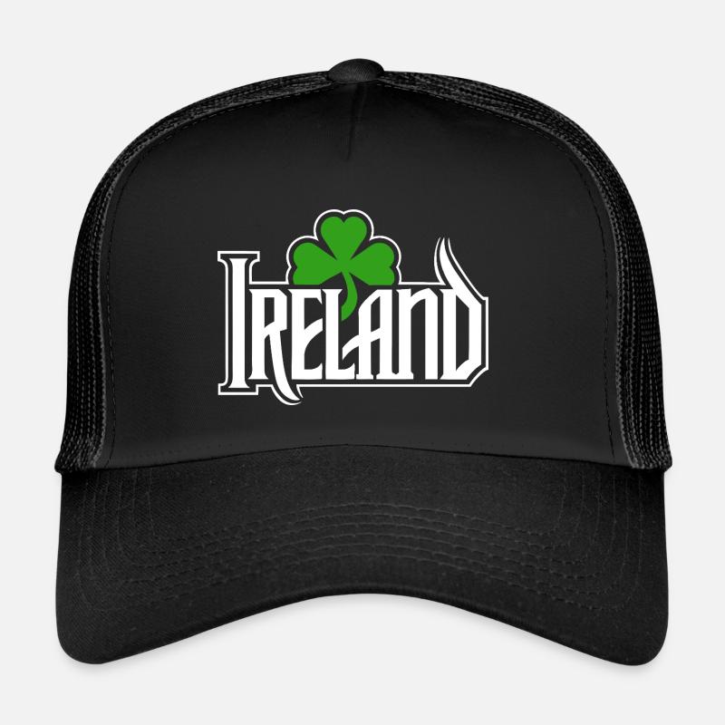 Irlande - Bonne Saint-Patrick - Shamrock Casquette trucker 