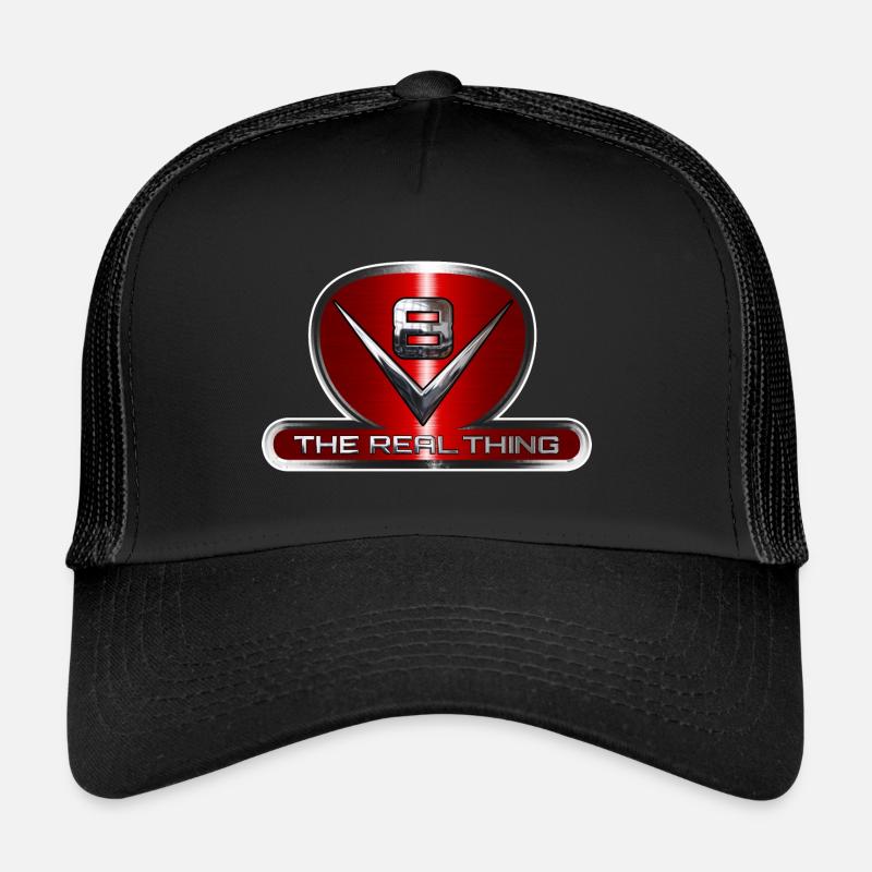 V8 Motor - Trucker Cap - Schwarz/Schwarz