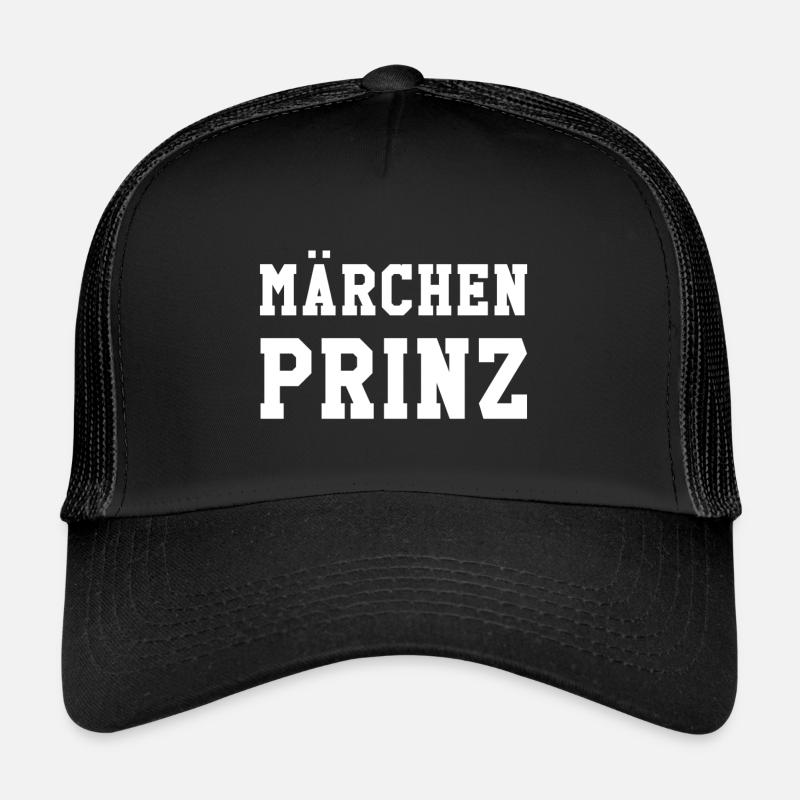 Märchenprinz - Trucker Cap - Schwarz/Schwarz