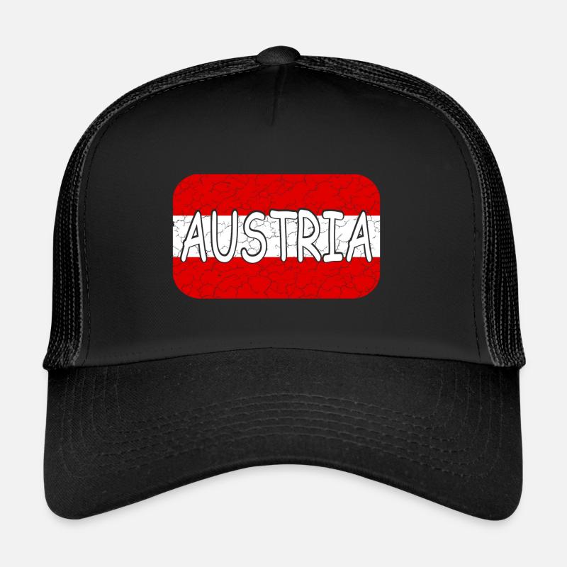 Austria Vintage Flagge Trucker Cap