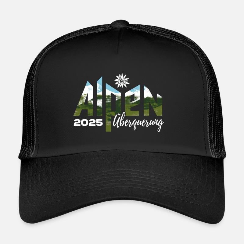 Alpenüberquerung Alpen Überquerung 2025 Edelweiß Trucker Cap