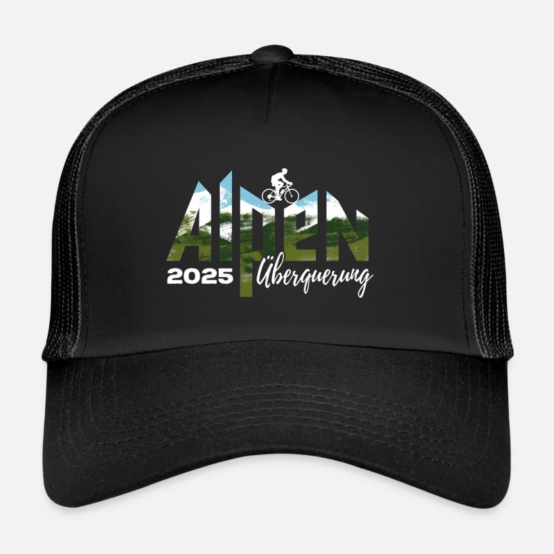 Alpenüberquerung Alpen Überquerung 2025 Rad Trucker Cap