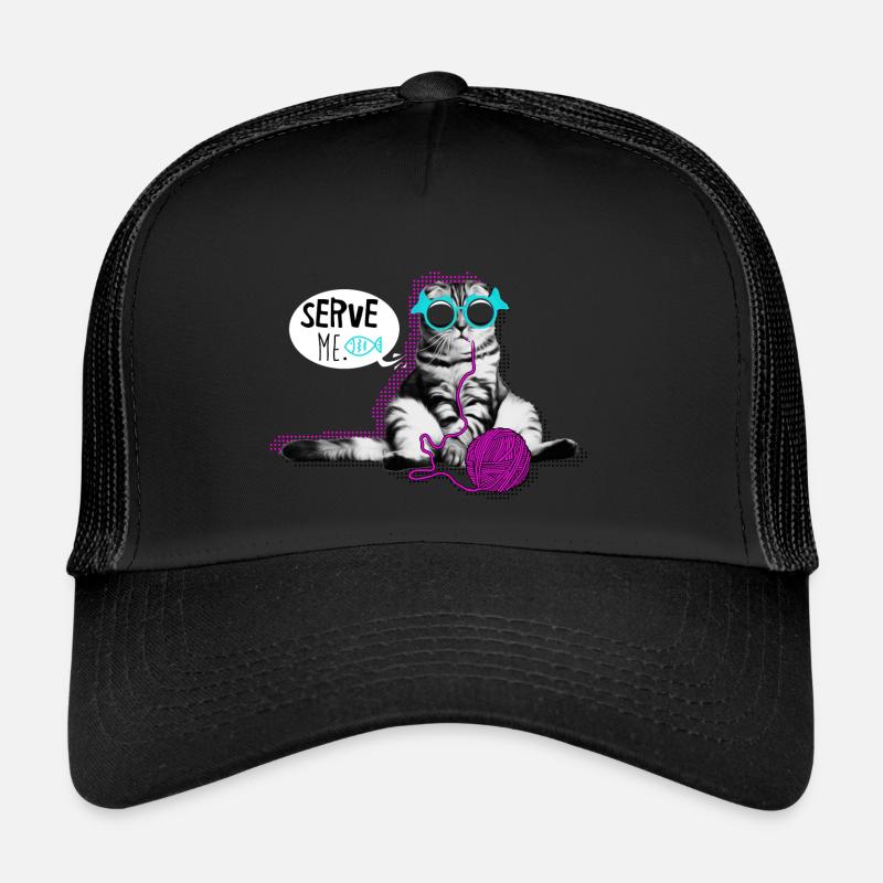 chat intelligent Casquette trucker 