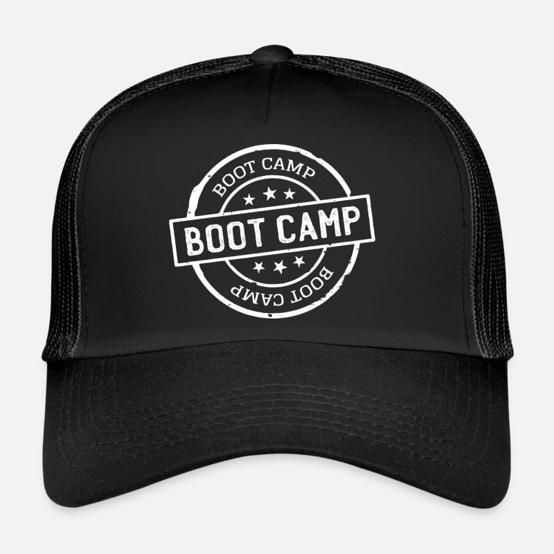 Camp d'entraînement Bootcamp formation de base militaire américaine Casquette trucker 