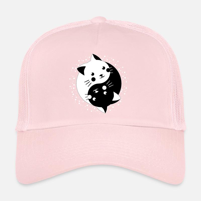 Coole Kätzchen Yin Yang Katzen Cat Geschenkidee Trucker Cap