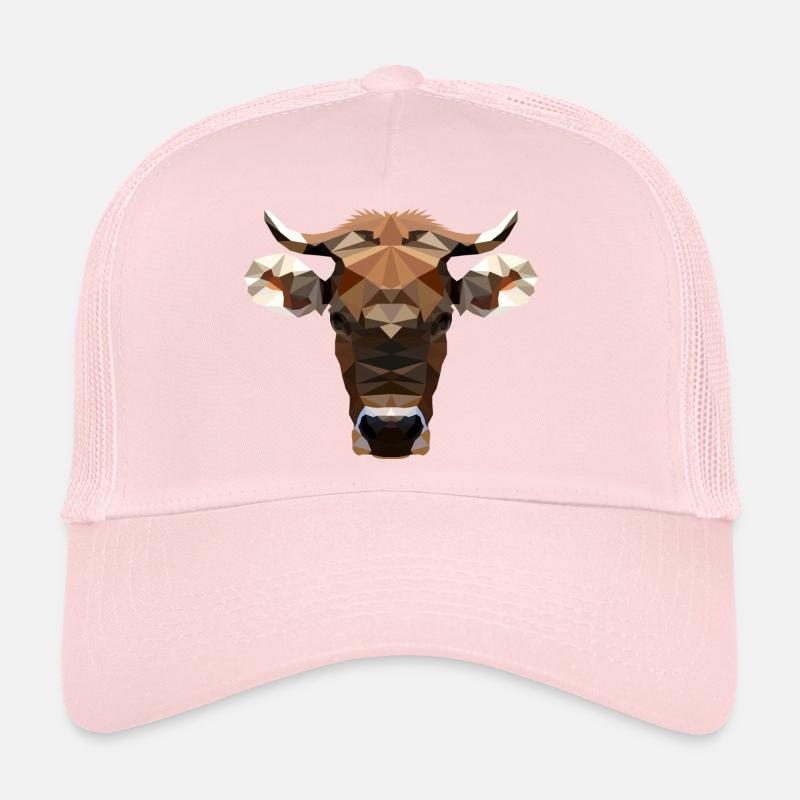 Cow polygon Trucker Cap
