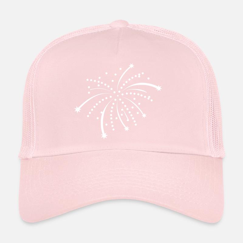 Feux d’artifice Nouvel An Casquette trucker 