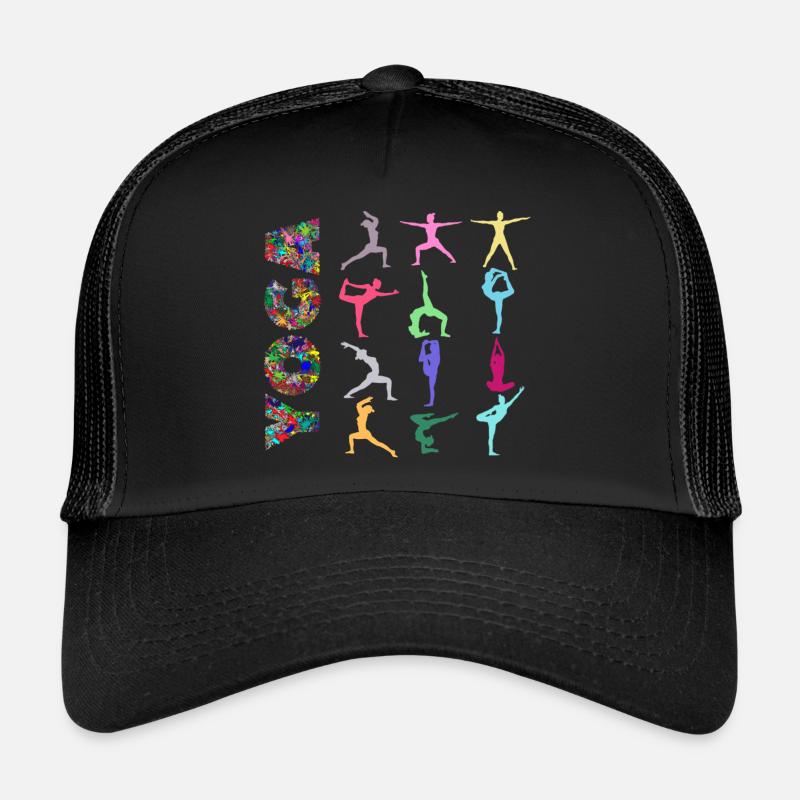 Yoga exercises Trucker Cap