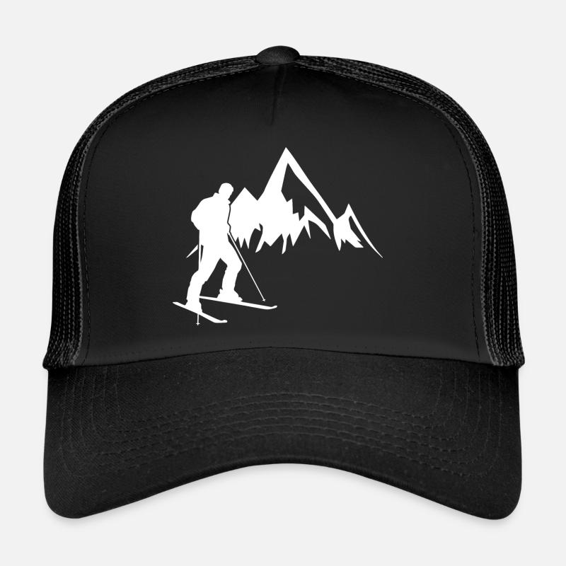 Mountain Ski Ski Tour Touring Skiing Gift Trucker Cap