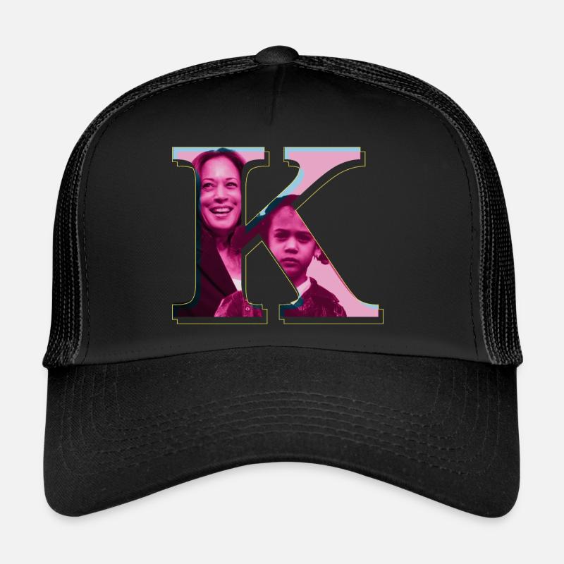 The First But Not The Last Kamala Harris - Trucker Cap - Schwarz/Schwarz