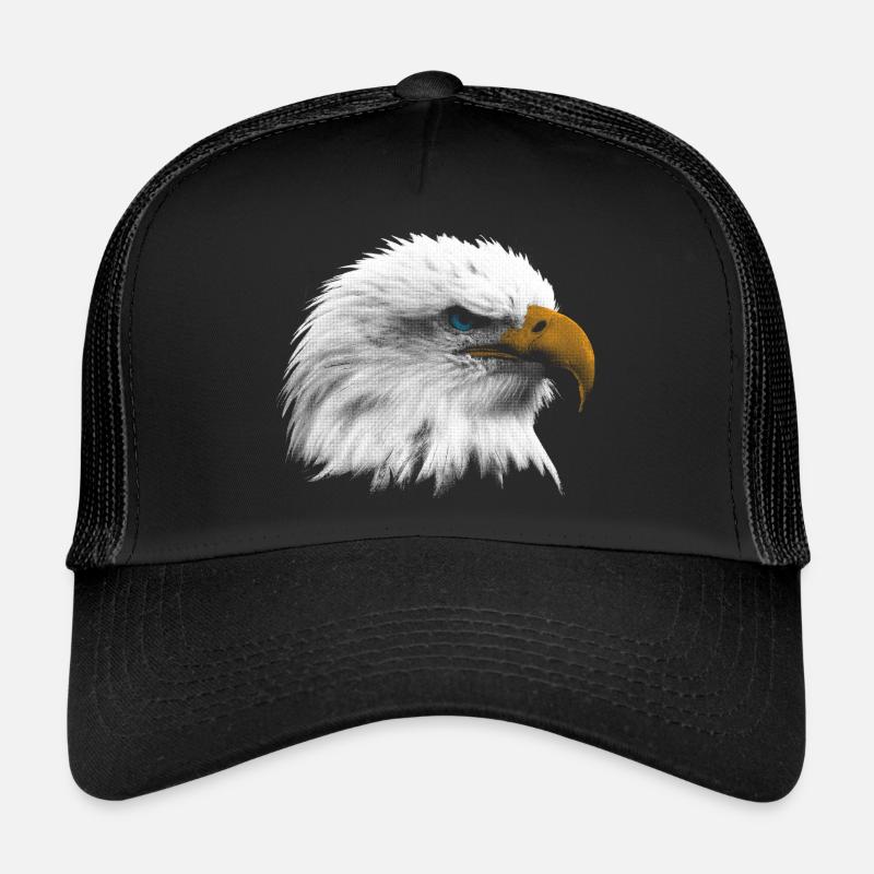 Bald eagle - Trucker Cap - black/black