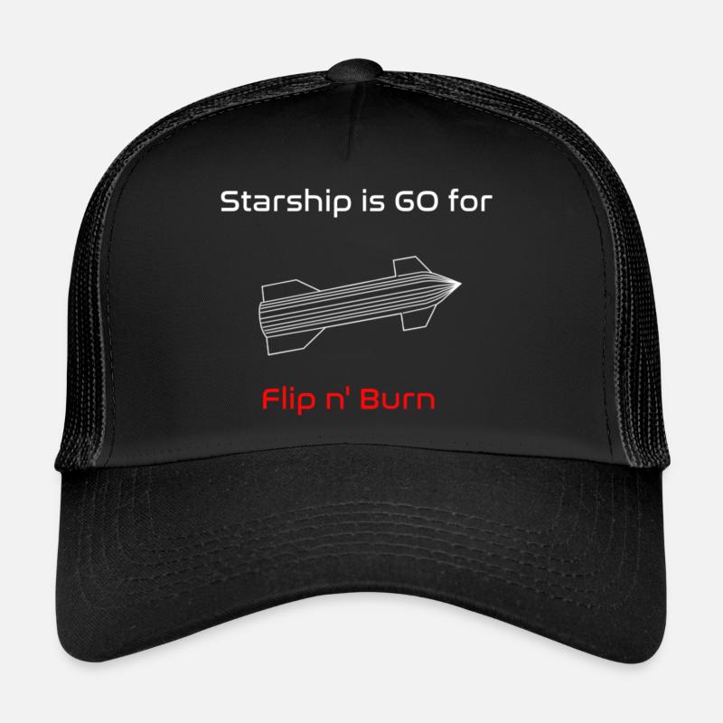 Wireframe, comme un vaisseau, est prêt pour Flip n’Burn Casquette trucker 