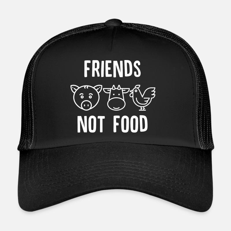 Amis pas de nourriture Casquette trucker 