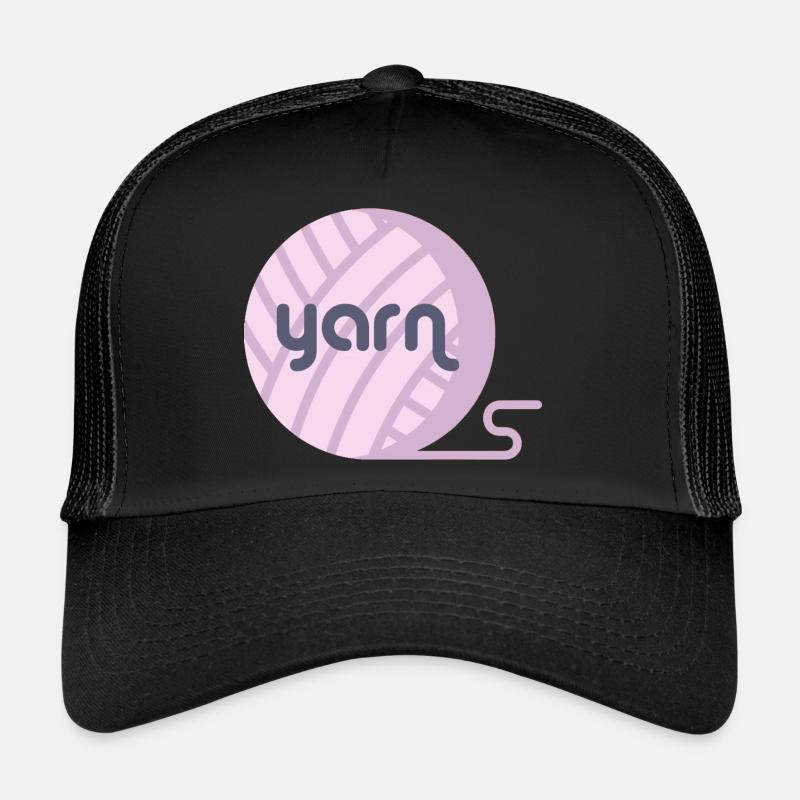 Yarn - Trucker Cap - black/black